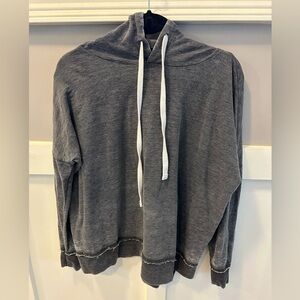 Express one eleven Charcoal Knit Hoodie XS